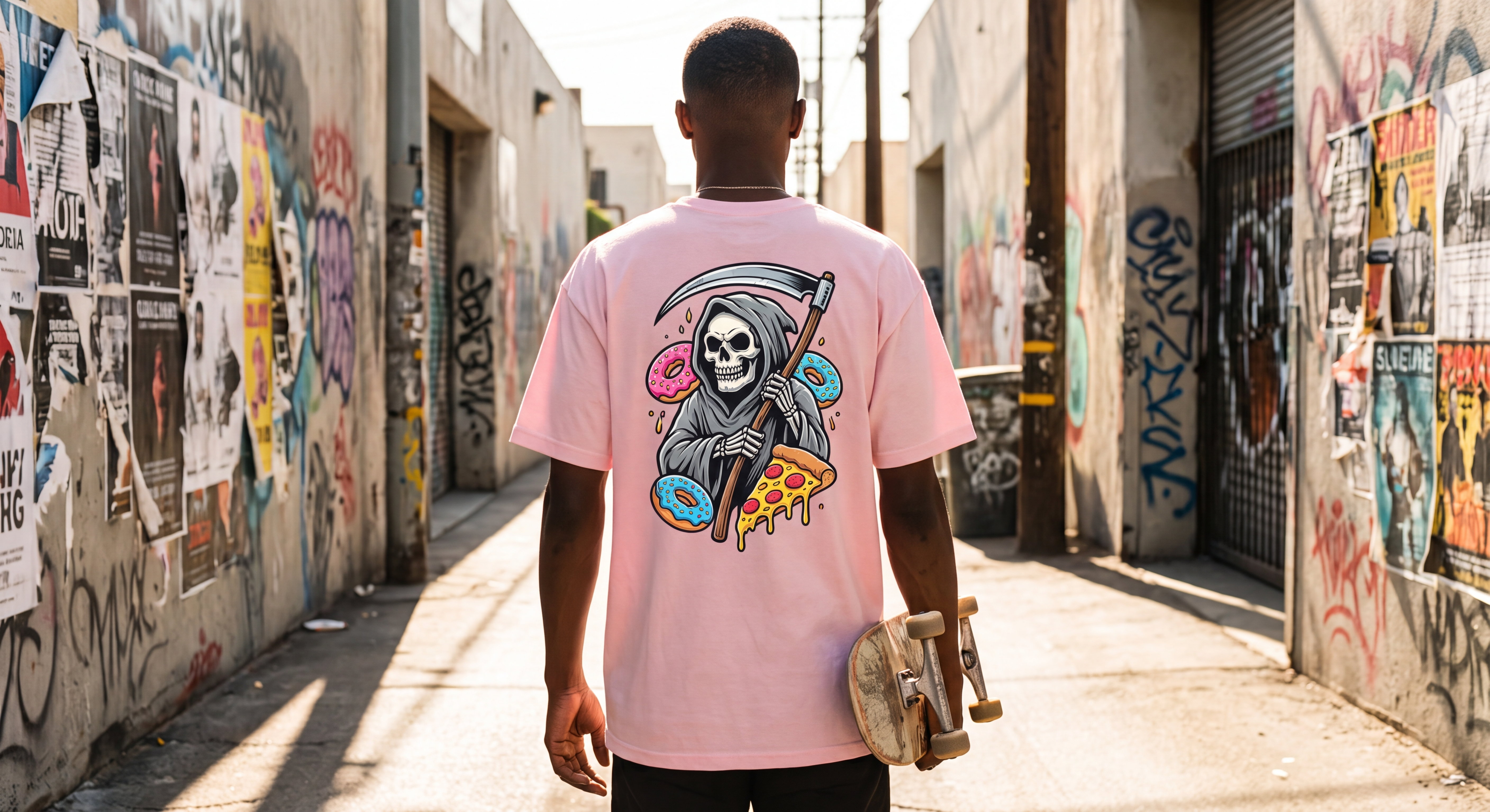 Retail-quality DTG printed garment from Ghost Builder Production, Anaheim