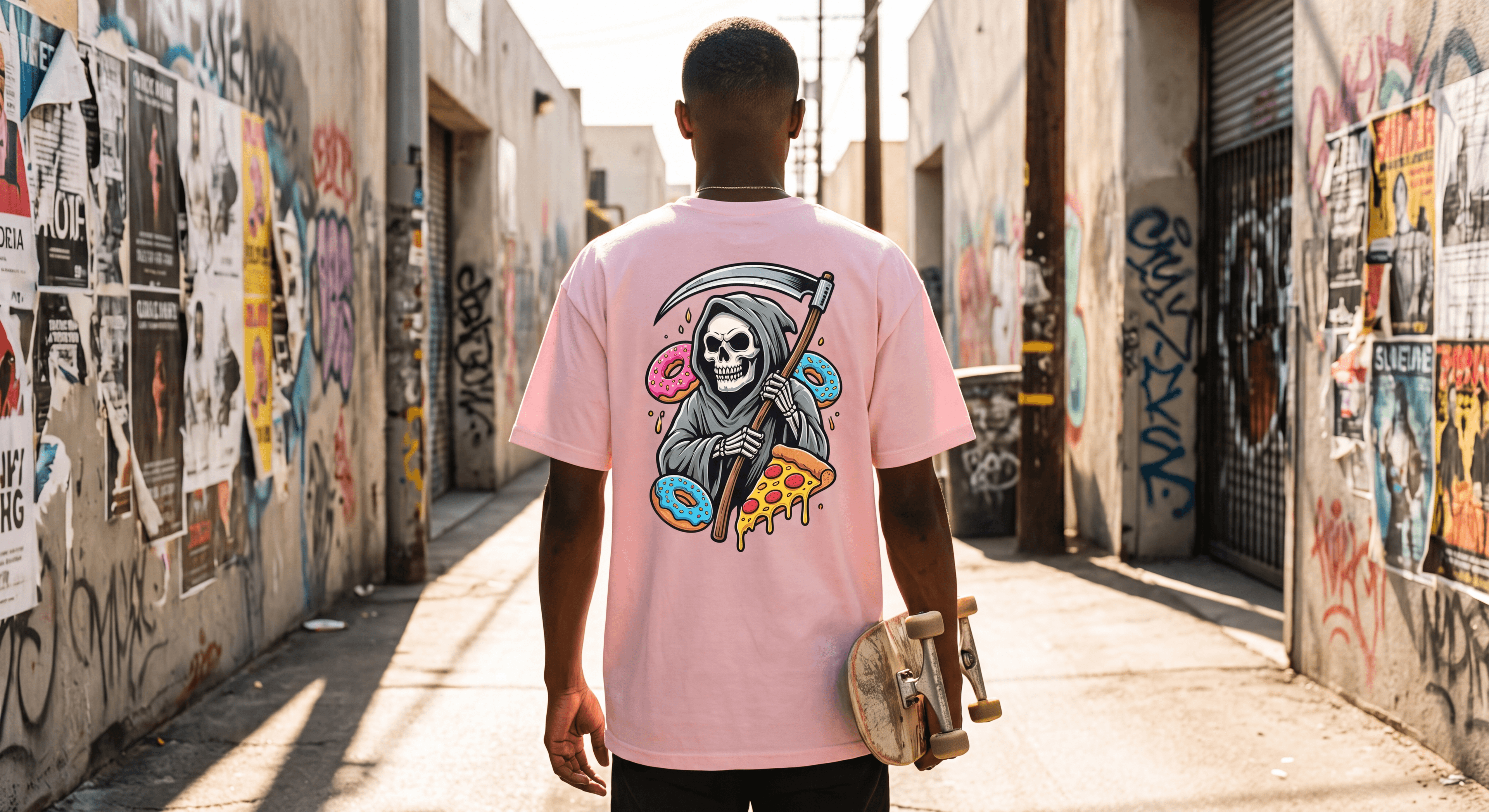Retail-quality DTG printed garment from Ghost Builder Production, Anaheim